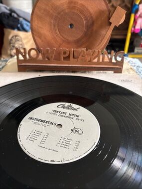 Capitol 'Instant Music' Instrumentals Vinyl LP - album features "minute master"
